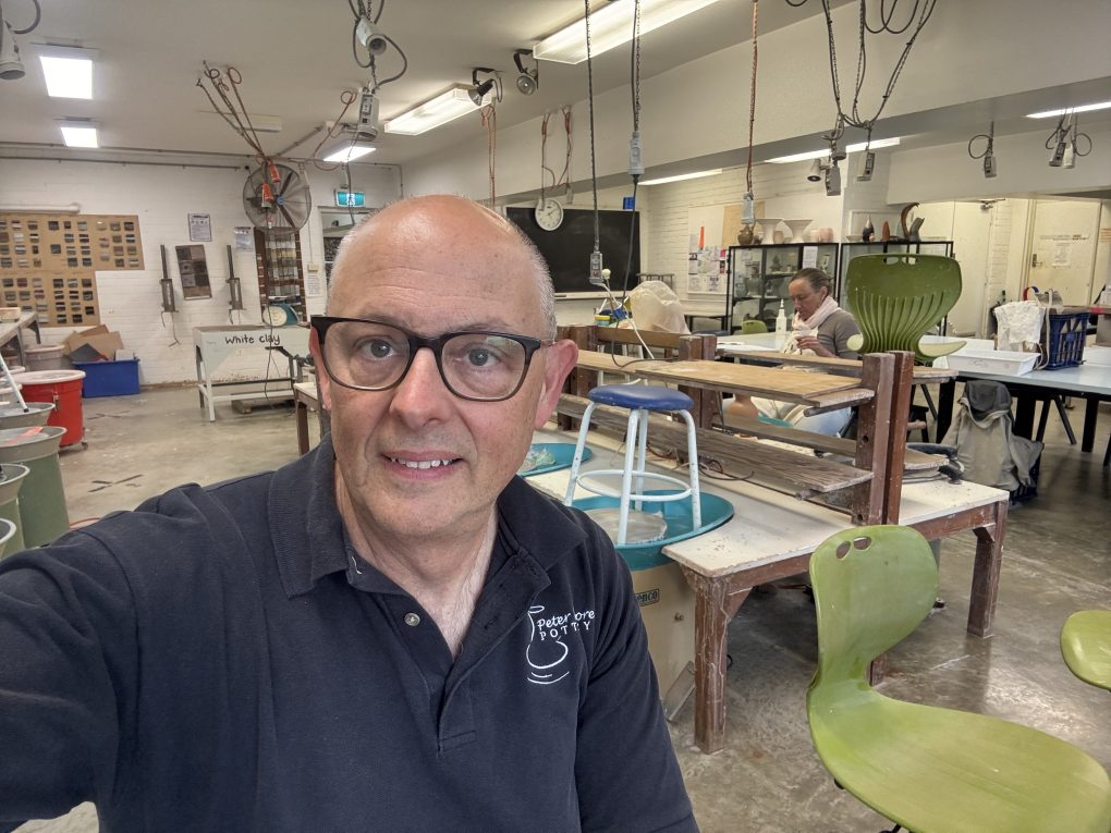 Peter in TAFE studio